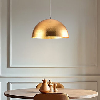 Designer pendant light Luna - gold