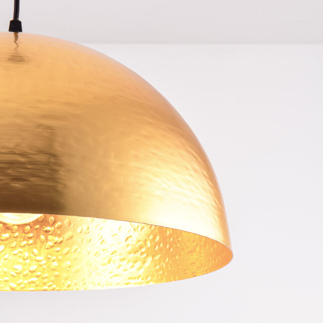 Designer pendant light Luna - gold