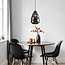 Design hanging lamp glossy black - Jupiter
