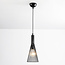 Industrial hanging lamp in black metal - Sofia