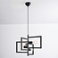Industrial hanging lamp in the shape of a metal construction with 4 lamps - Madrid