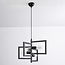 Industrial 4-light pendant lamp Madrid with metal construction