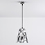 Design pendant light with chrome - Napoli