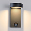 Wall lamp Luca with sensor - anthracite
