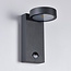 Wall lamp Luca with sensor - anthracite