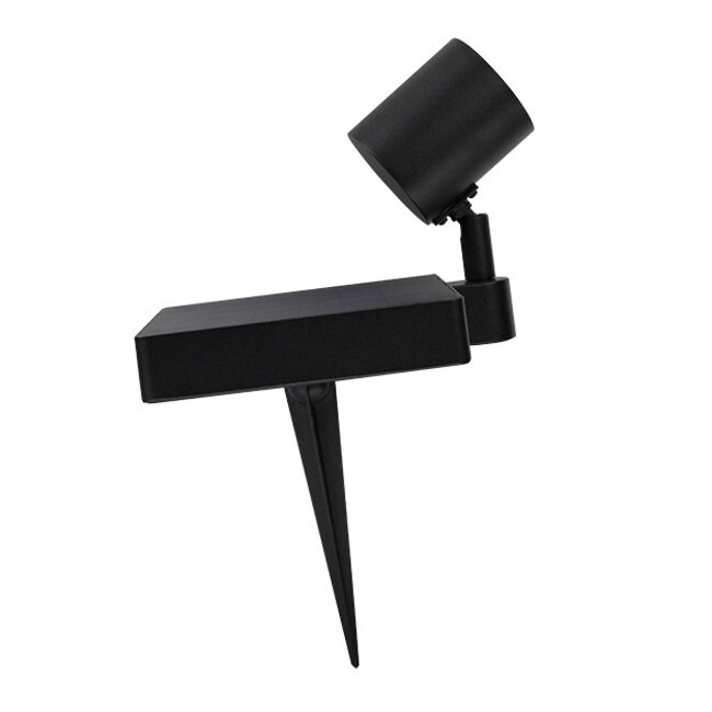 Black Spotlight Outdoor Light Valerio - black