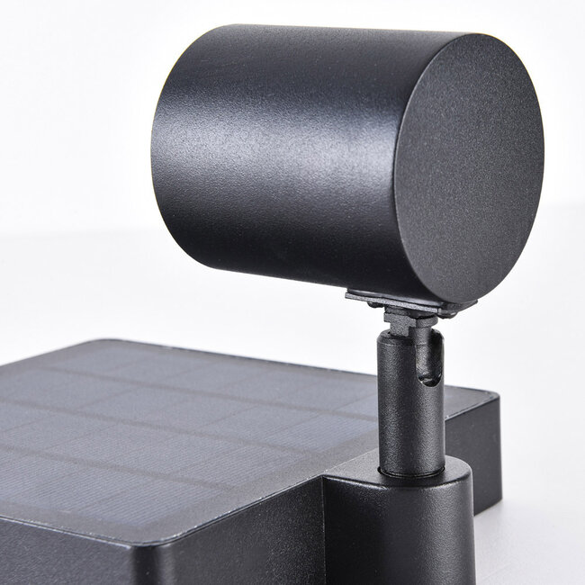 Black Spotlight Outdoor Light Valerio - black