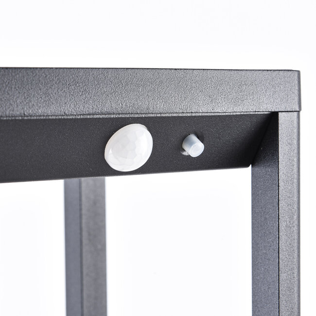 Black Floor Lamp with Solar and Sensor - Marcello