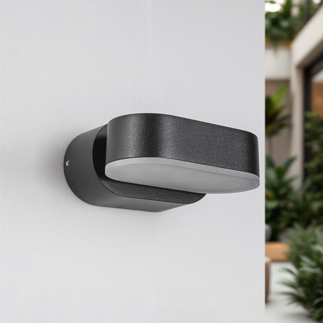 Modern swivel wall lamp Isabelle - black