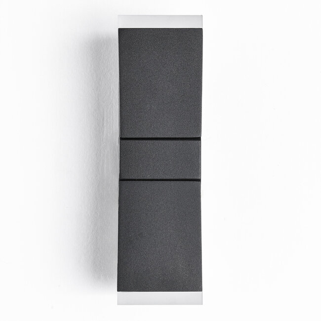 Adjustable wall lamp Michael 2-light - black