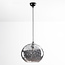 Design pendant lamp with smoked glass - Palermo