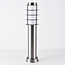 Stainless steel floor lamp Silvio, 50 cm