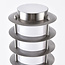 Stainless steel outdoor floor lamp Silvio - 50 cm