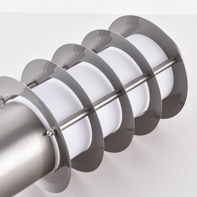 Stainless steel floor lamp Silvio, 50 cm