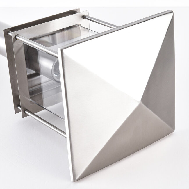 Classic outdoor lamp Rocco stainless steel, 45 cm