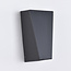 2-light wall light Luisa - black stainless steel