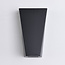 Modern stainless steel wall lamp black - Luisa