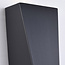 Modern stainless steel wall lamp black - Luisa