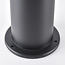 Outdoor floor lamp Elia in black stainless steel - 50 cm