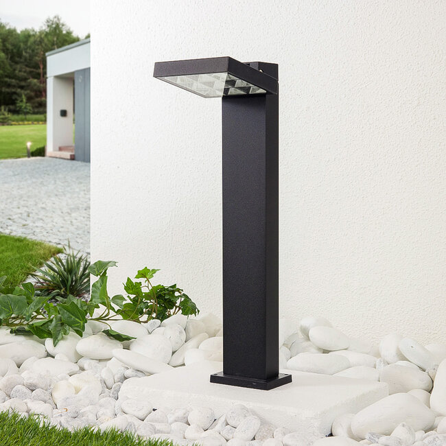 Modern black outdoor lamp Carla, 50 cm