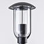Stainless steel black country lamp Alessandro, 80 cm