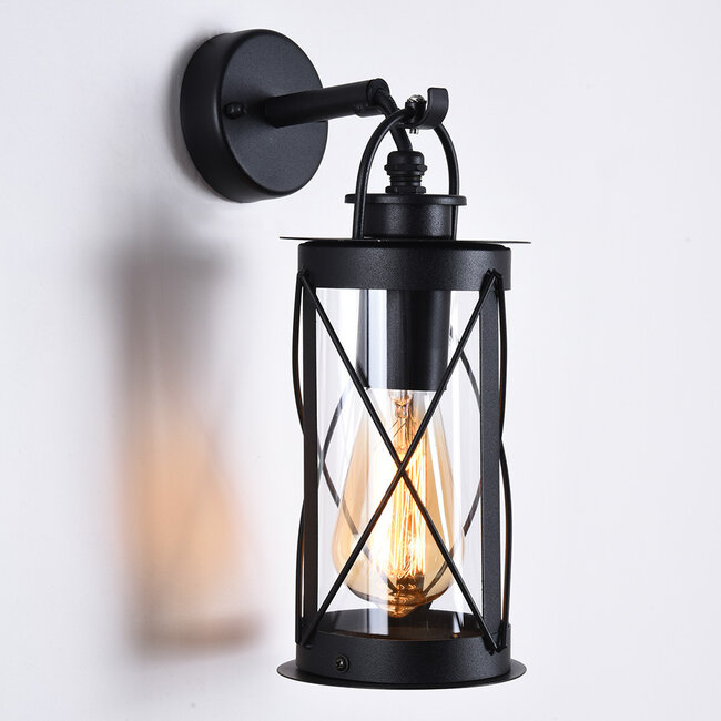 Industrial stainless steel wall light Alicia