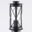 Outdoor floor lamp Lucia in black stainless steel - 80 cm