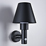 Outdoor wall lamp with shade and sensor - Marta