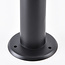 Modern outdoor lamp Bruno black, 80 cm