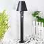 Modern outdoor lamp Bruno black with sensor, 80 cm