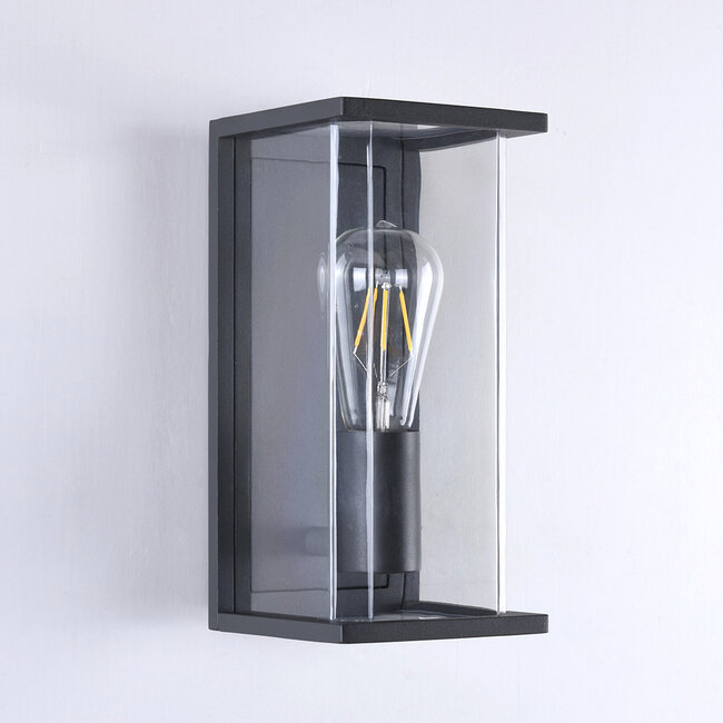 Modern outdoor wall light Flavio IP44 - anthracite