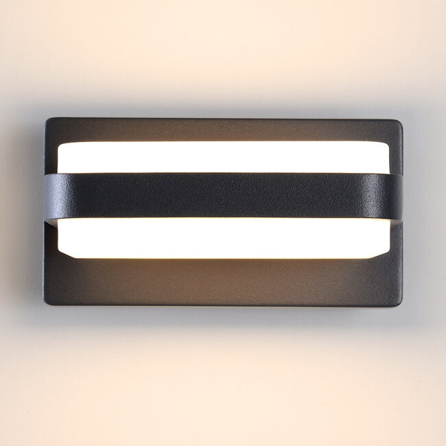 Modern Outdoor Wall Light Lorenzo IP44 - anthracite