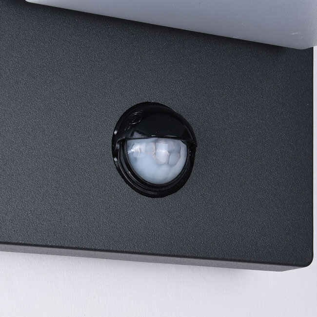 Wall light with sensor Stefano - anthracite