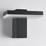 Outdoor wall light Roberto with integrated LED - black