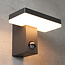Wall light black with sensor - Roberto