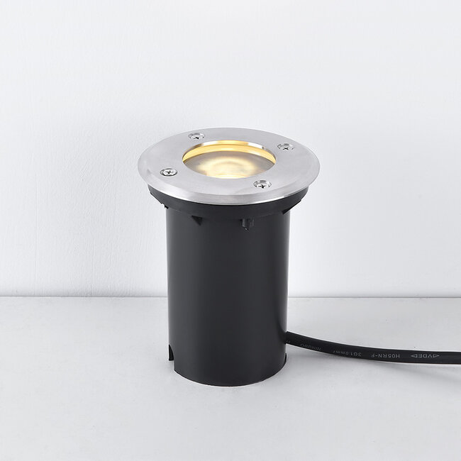 Modern outdoor ground spot IP67- Round mole