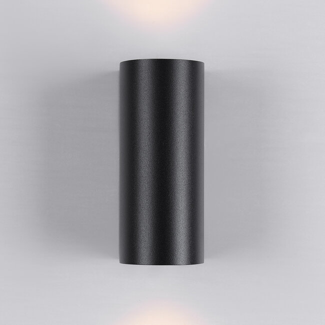 Modern round wall lamp Madame - black
