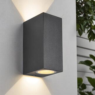 Modern square wall lamp Dutchman - black