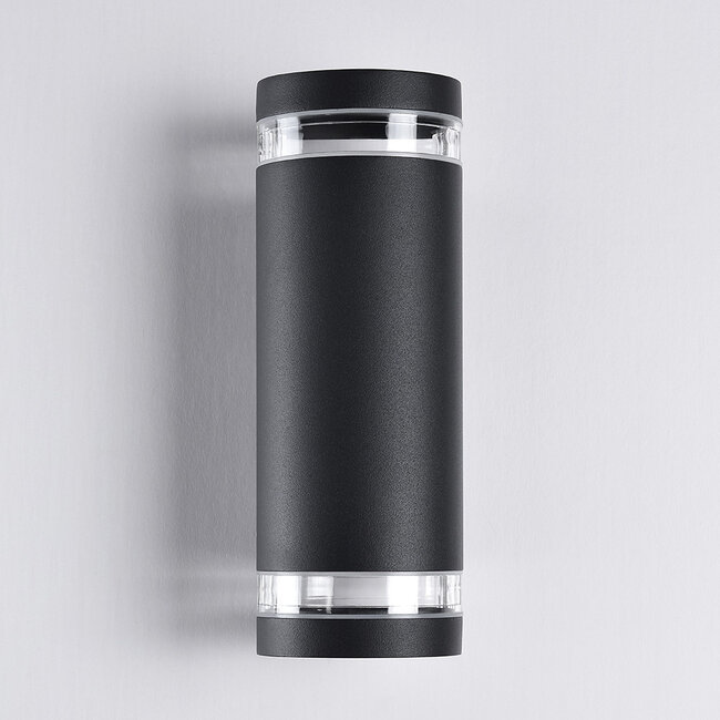 Outdoor wall light Showman 2-light - black