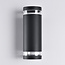 2-light outdoor wall light Showman - black