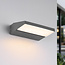 Outdoor wall light Argento, swivelling - anthracite