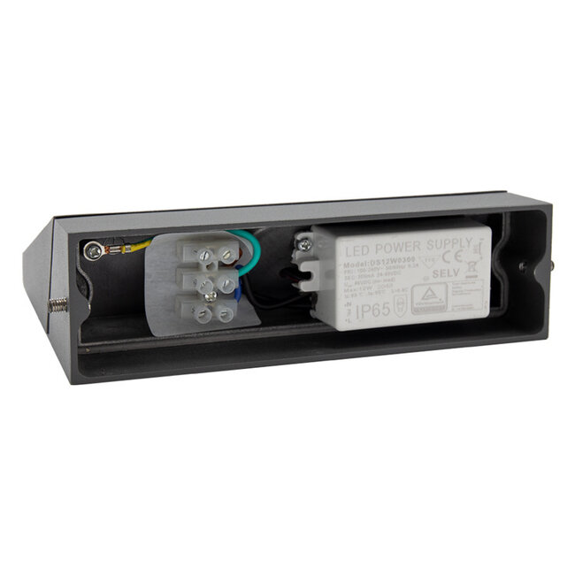 Outdoor wall light Argento, swivelling - anthracite