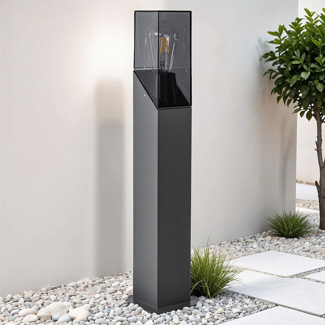 Industrial outdoor floor lamp Jet - Anthracite - 60 cm