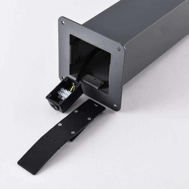 Industrial outdoor floor lamp Jet - Anthracite - 60 cm