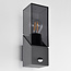 Industrial outdoor wall light Jasper with sensor - anthracite