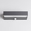 Onyx outdoor wall light with sensor - anthracite