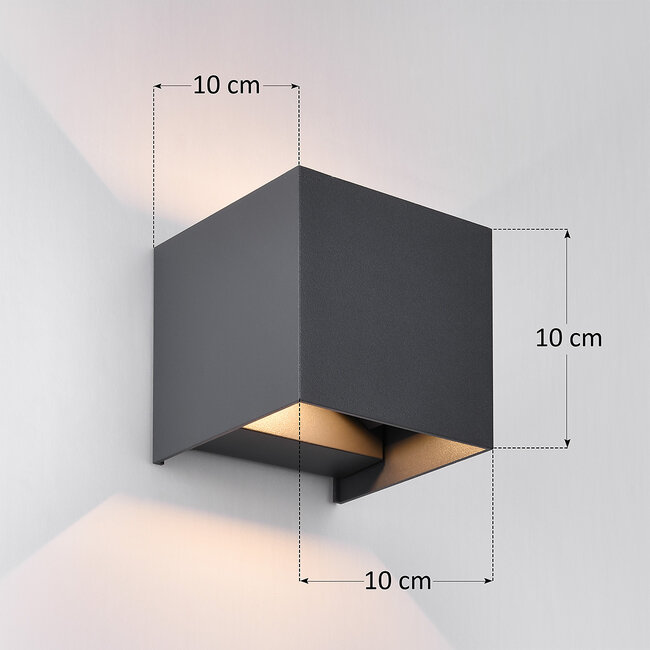 Modern outdoor wall lamp Oliver - anthracite