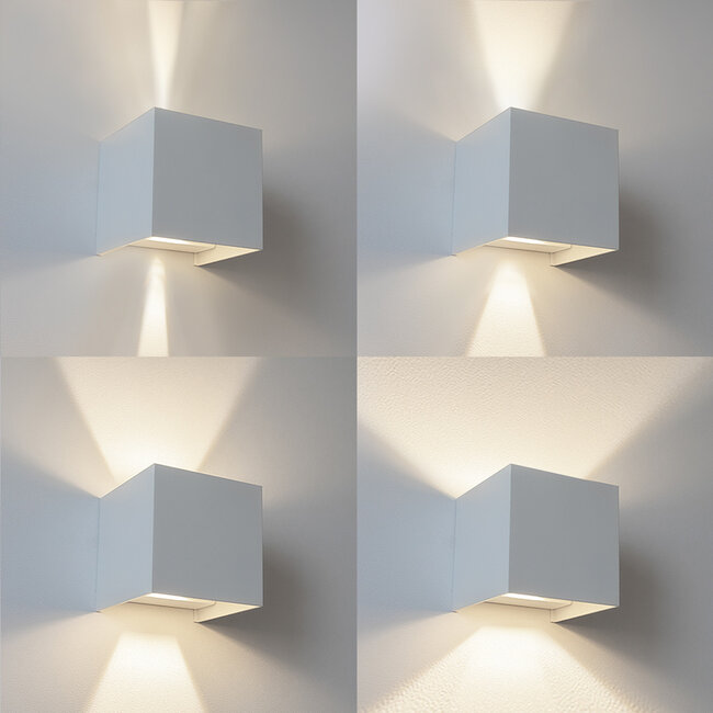 Modern Wall Light Outdoor Oliver - white