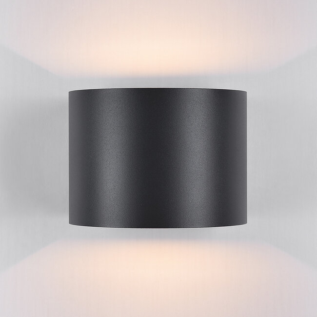 Wall lamp round Lizzy - anthracite