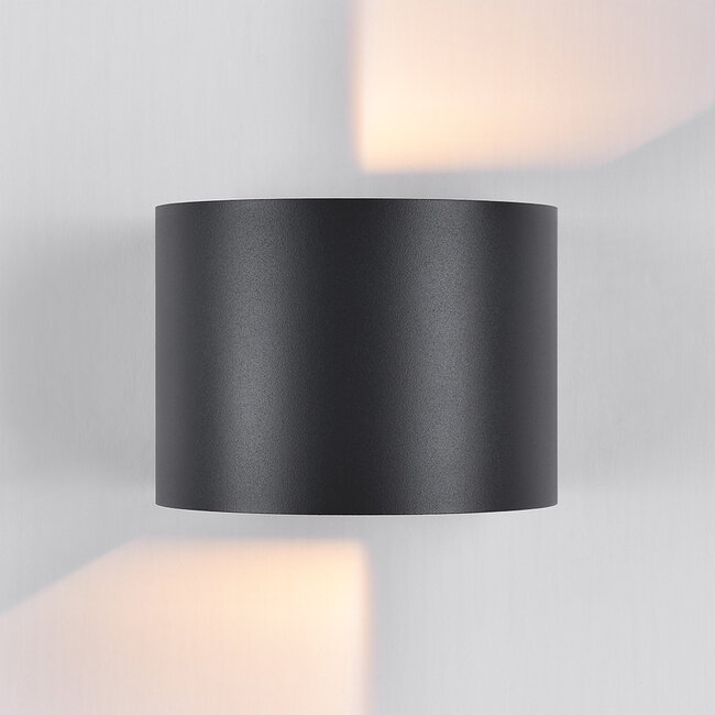 Wall lamp round Lizzy - anthracite